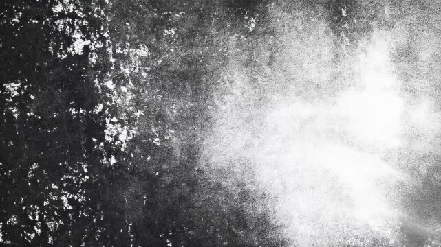 Abstract monochrome texture with gradient shades and light bursts on a dark background. - Powered by Adobe