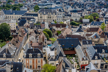 Vue Sur Ville Depuis Haut