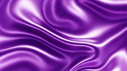 Abstract purple fabric with silky waves and folds creating a smooth texture. - Powered by Adobe