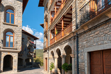 Obraz premium Boltaña is a Spanish municipality and town in the province of Huesca, in the autonomous community of Aragon.