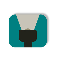 Stylish flashlight icon for emergency preparedness