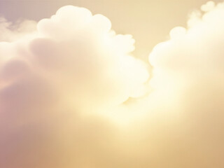 Warm pastel cream abstract vector design with geometric elements and soft color palette