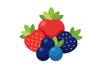 Assorted berries group