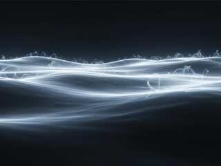 Platinum gray glow abstract design with geometric shapes and modern aesthetic