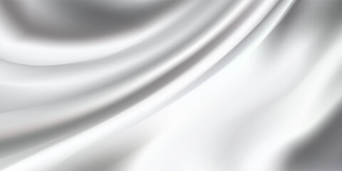 Silver foil background with metal mirror texture. Chrome gradient surface with light gloss. Modern concept for graphic design, background, web design, poster, banner, book, slideshow.