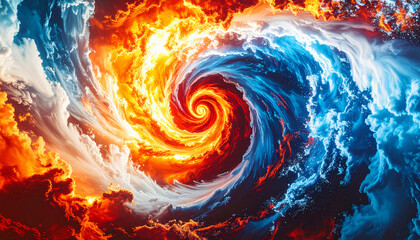 A storm of fire and water