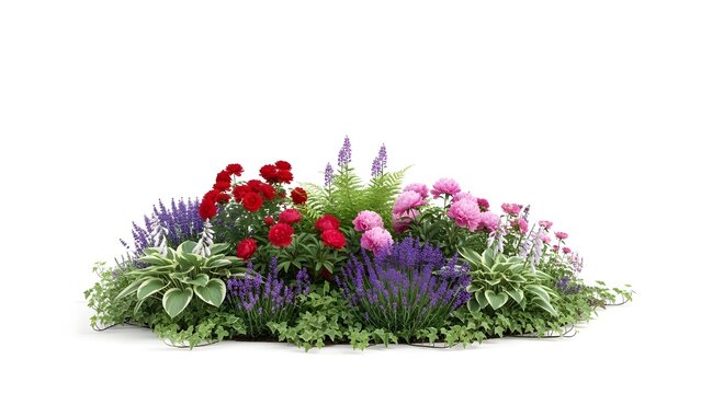 bouquet of flowers isolated on white - Powered by Adobe