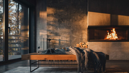 Luxury home living room interior design featuring a classic wood fireplace, antique furniture, and elegant light decor