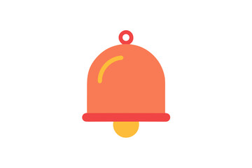 rounded bell outline icon