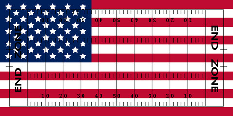 Special tactical board design featuring the United States flag