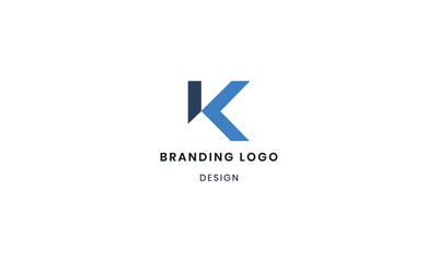 Modern Letter K Logo Design Concept