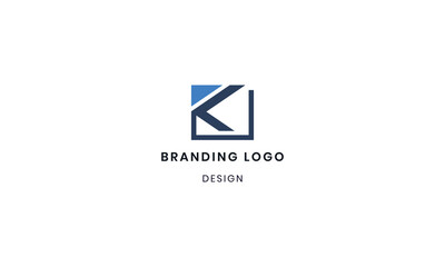 Modern Letter K Logo Design Concept