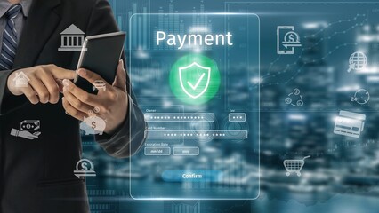 Secure online payment, safe e-commerce transactions, digital payment solutions, online financial security, and electronic payment systems ensuring smooth business continuity. Muxer