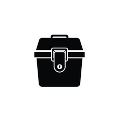 Black pet carrier with handle and lock detail animal