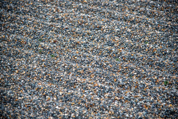 Close-Up of Multicolored Gravel Surface