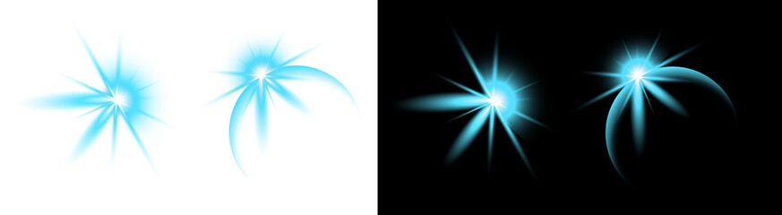 ma adobe - 3PNG image of Luminous blue light effects shine brightly against a dark backdrop creating a sense of energy and cosmic wonder perfect for backgrounds and graphic design projects on transpar