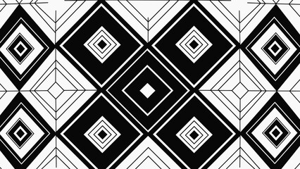 Abstract geometric diamond pattern background, op art design