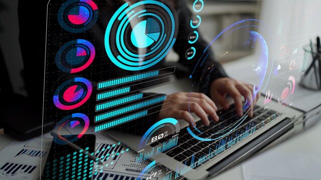 High-tech global network connection interface showing worldwide digital communication, data exchange, and internet connectivity. Global connection, data interaction, and worldwide communication. Thunk