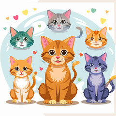 Fototapeta premium Gatinhos 
