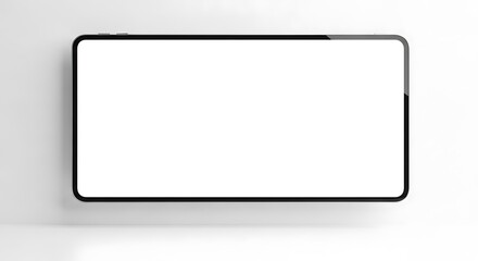 Modern digital tablet device blank screen mockup for presentations and apps