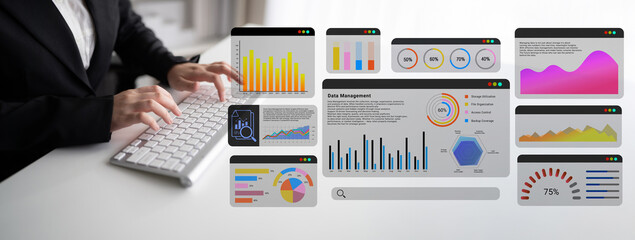 Data management enables efficient analytics, trend tracking, and performance monitoring for business strategy Parse