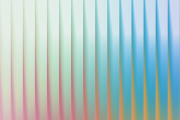 Obraz premium Colorful abstract background featuring soft vertical lines with a vibrant pastel color gradient and gentle shadows