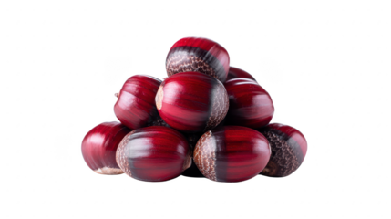Red onion bulb vegetable fresh organic isolated healthy ingredient raw food natural kitchen Red onion bulbs stacked pyramid shape fresh and organic isolated transparency background healthy