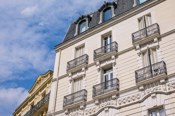 Dans les rues de Vichy en France