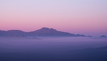 Fototapeta premium sunrise in the mountains