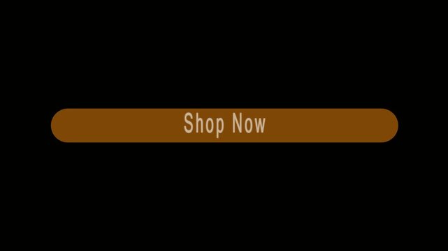 Minimalist shop now button on a black background. Shop now button invites immediate browsing. Button design encourages quick shopping. Shop icon supports online purchase flow
