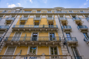 Dans les rues de Vichy en France