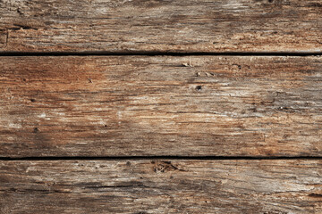 Fototapeta premium weathered wood planks with deep grain and texture