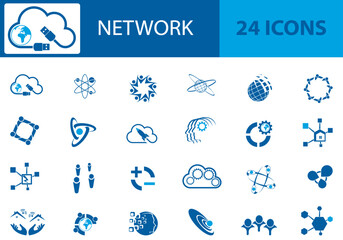 Netzwerk und Internet Icons Sammlung, Netzwerk Icons, Internet Icons, Icons Sammlung, Icons Set