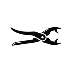 Black Staple Remover Icon tool office