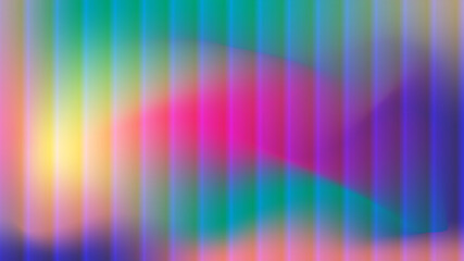 Abstract gradient background with vertical stripes and soft blurry shapes