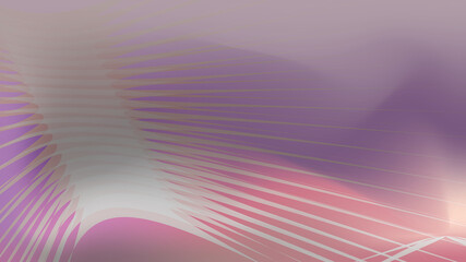 Abstract flowing light waves in soft purple and pink hues
