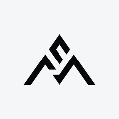 ACM Triangle Minimal Monogram Logo