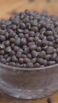 Vertical Video of Black Gram Whole (Urad Sabut)