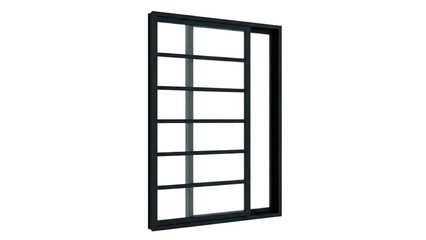 Sleek Architectural Window Frame: A modern window frame with a simple, yet elegant design, showcasing the potential for natural light and contemporary aesthetics. 