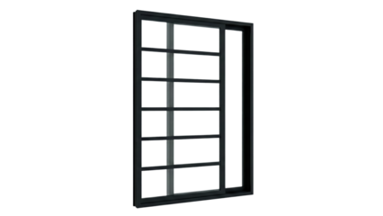 Sleek Architectural Window Frame: A modern window frame with a simple, yet elegant design, showcasing the potential for natural light and contemporary aesthetics. 