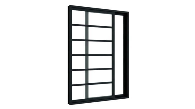 Sleek Architectural Window Frame: A modern window frame with a simple, yet elegant design, showcasing the potential for natural light and contemporary aesthetics. 