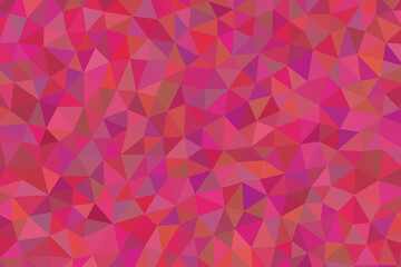 Abstract polygonal background with shades of pink, purple, and red creating a geometric mosaic pattern