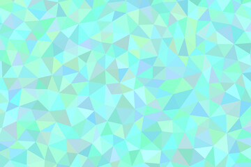 Abstract polygonal background with shades of blue, green, and purple creating a mosaiclike pattern