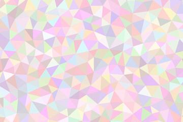 Pastel geometric background with soft colors and triangular shapes creating a mosaiclike pattern with a calming effect