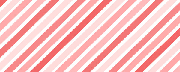 Vector diagonal stripes pattern. Simple Christmas background
