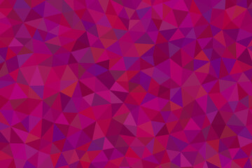 Abstract polygonal background with shades of magenta, purple, and crimson creating a geometric mosaic pattern