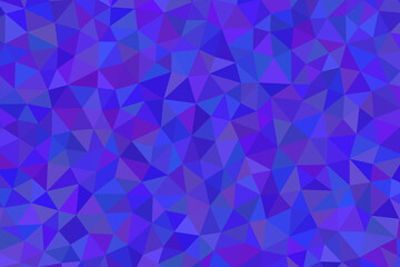 Abstract blue and purple geometric background with triangle pattern creates a modern and vibrant design element