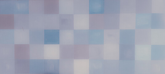 geometric background in blue and pink shades with squares. space for creative text, advertising