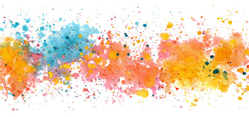 Abstract colorful watercolor paint texture. colorful watercolor design with vibrant flowing blending soft gradients splashes artistic creative abstract background.