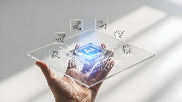 Artificial intelligence chip display